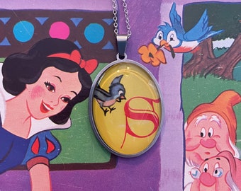 1960’s Snow White S & Bluebird necklace
