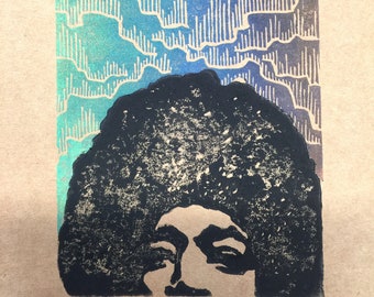 Jimi Hendrix - Originaldruck (1 aus einer Serie von 20 Unikaten)