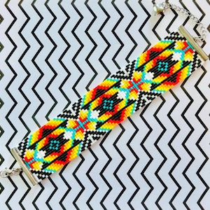 Bracelet tissé en perles