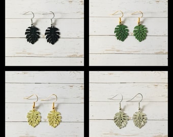 Leaf earrings