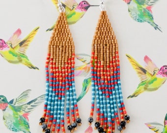 Fringe earrings