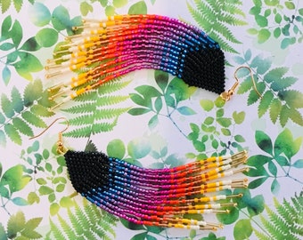 Boucles d&#39;oreilles à franges