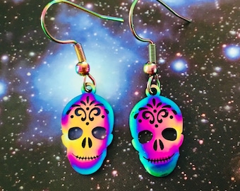 Skulls earrings