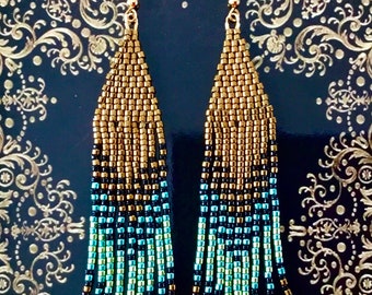 Fringe earrings