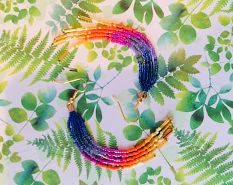 Boucles d&#39;oreilles à franges