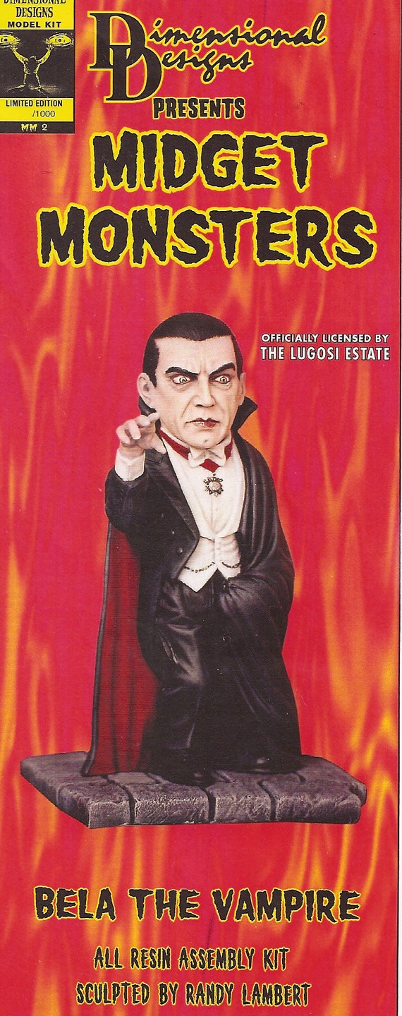 MIDGET MONSTERS- Bela the Vampire (resin Model Kit) - Etsy