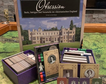 Obsession board game - box insert insert for basic box without expansion