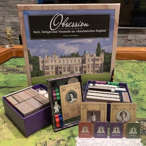 Obsession board game - box insert insert for basic box without expansion