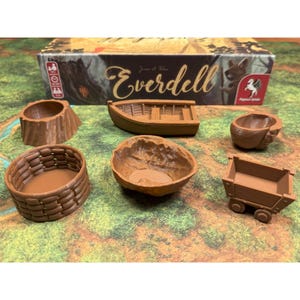Everdell 3D Printing Upgrade Kit in Brown