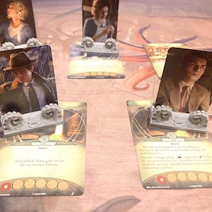 Arkham Horror LCG Ermittler Standees 5er Set in allen Farben