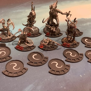 Nemesis Board Game - Wound Markers Alien Bases - 3D Board Game Accessories