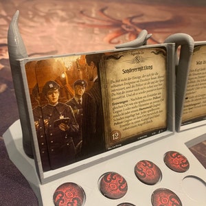 Arkham Horror LCG Agendakarten und Szenenkarten Halter