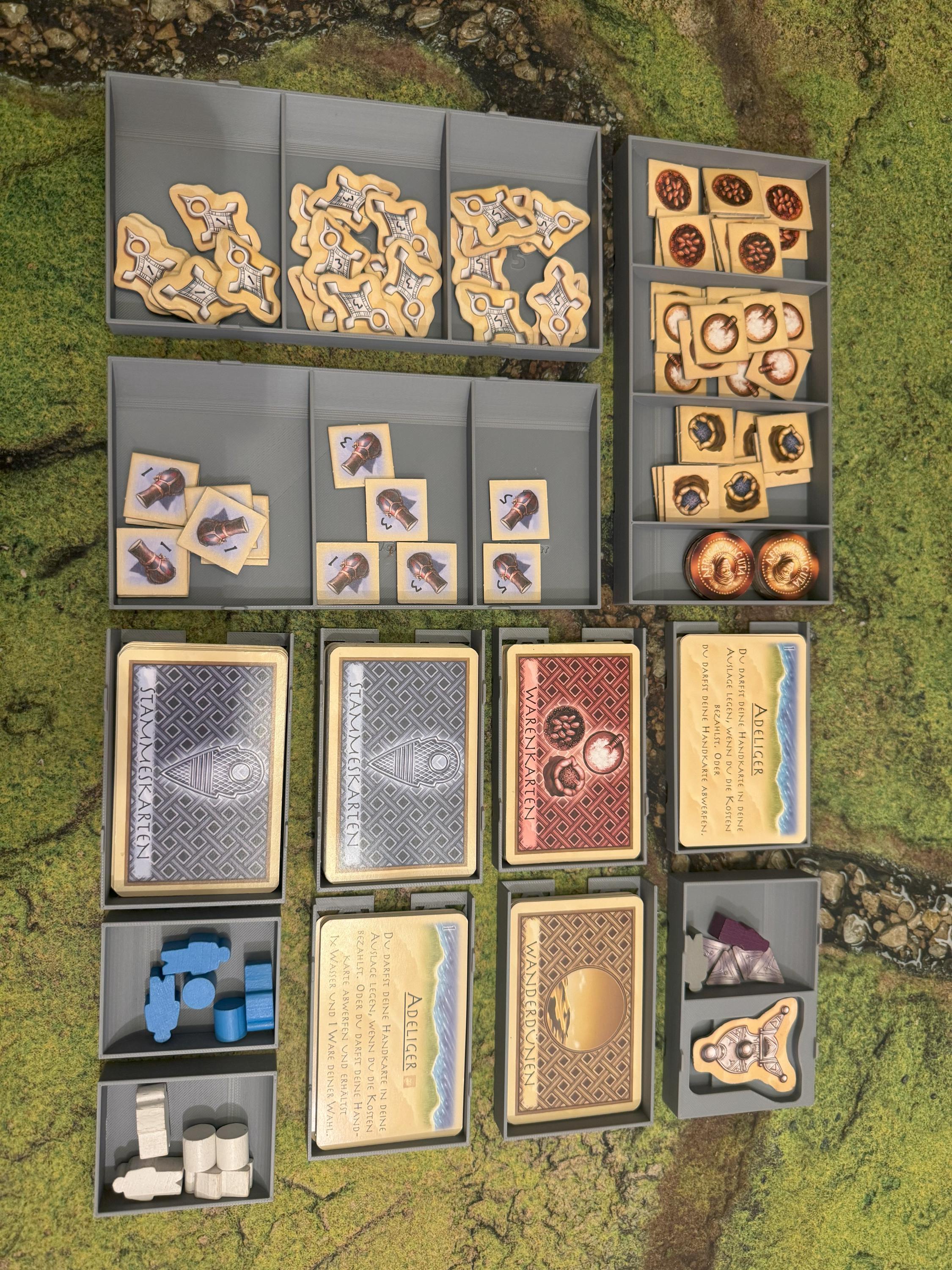Box Insert for Targi Including Expansion | 3D Printed | Gray | Gift for Board Game Fans | Board Game Upgrade - Etsy Box Insert for Targi Including Expansion | 3D Printed | Gray | Gift for Board Game Fans | Board Game Upgrade - Etsy