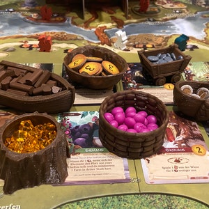 Everdell Brettspiel - Grundspiel Set - Resourcenhalter