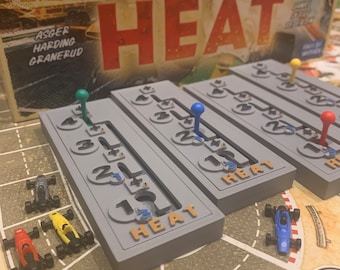 Heat Pedal to the Metal Circuit 3D Printed Board Game Accessories