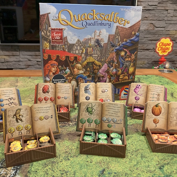 Quacksalber von Quedlinburg - Token Boxen - Brettspiel Zubehör