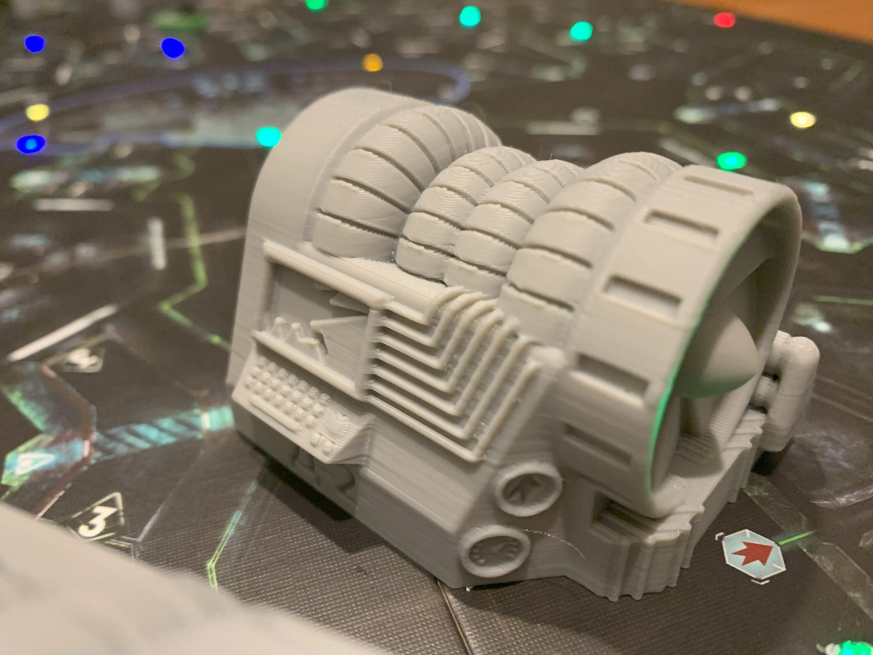 Motores 3D Para Nemesis - Accesorios De Mejora Para Juego De Mesa, 3 Piezas Con Bandejas Para Tokens