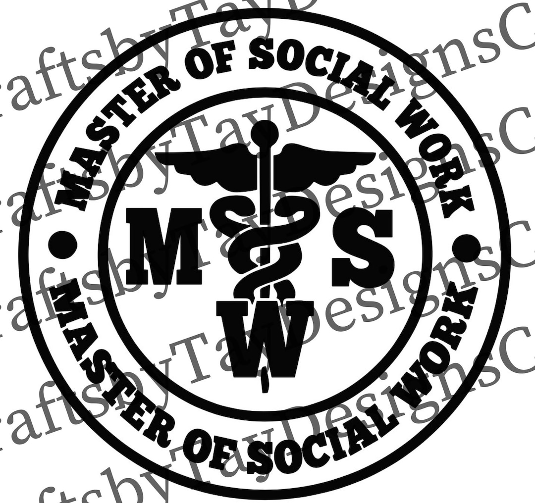Masters in Social Work SVG. and PNG. Etsy