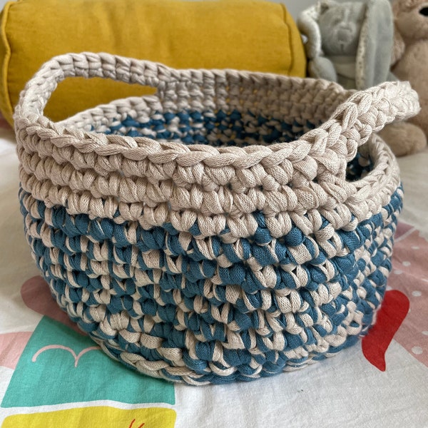 Panier de rangement pour enfants - panier à jouets - panier décoratif au crochet