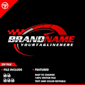 Auto Speed Logo - Tachometer - Rennlogo - Logo - Automotive
