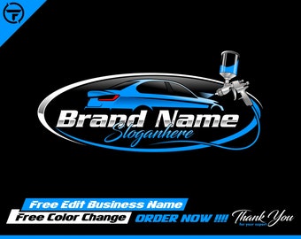 logo vernice auto - vernice auto - vernice - logo vernice auto - vettore auto - vettore - illustrazione - automobilistico