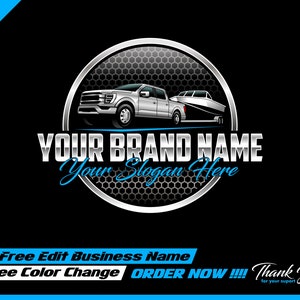 towing logo - towing - truck logo - pickup logo - truck - car logo - tow - vector - illustration - automotive