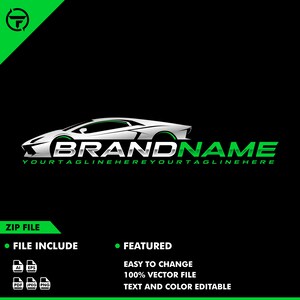 sport car logo - car logo - logo - automotive