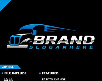 trucking logo - trucking - vector - truck logo - illustration - truck vector - automotive