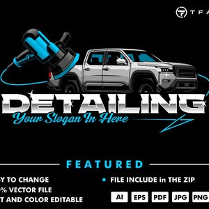car wash logo - auto detailing - car logo design - sport car - detailing - car vector - vector - illustration - automotive logo - automotive
