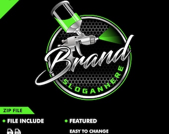 auto paint logo - car paint - paint - car logo - car vector - vector - illustration - automotive