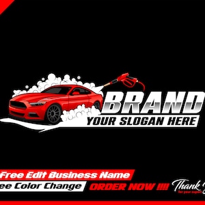 car wash logo - auto detailing - car logo design - sport car - detailing - car vector - vector - illustration - automotive logo - automotive