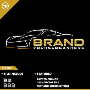 sport car logo - car logo - sport car - illustration - automotive
