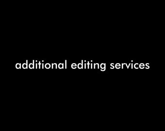 editing service