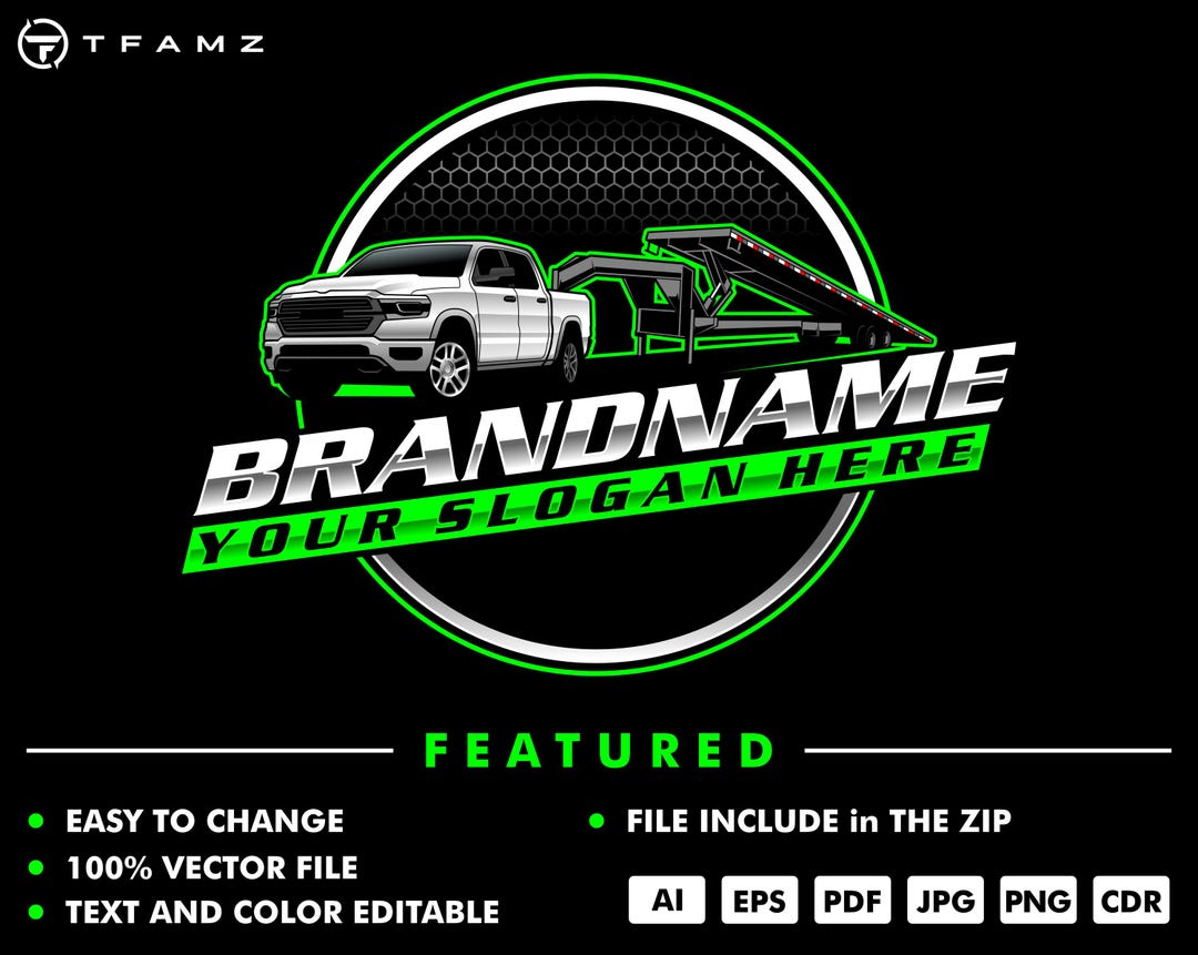 Hotshot Trucking Logo Template – Custom Fleet Design (digital Download ...