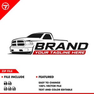 Logo pickup - Logo camion - Logo voiture - Logo - Automobile