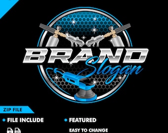 car wash logo - car wash - wash - auto detailing - car logo - car vector - vector - illustration - automotive