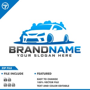 carwash logo - carwash - autoservice - logo - automotive