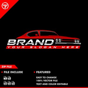 klassieke auto auto logo - automotive logo - auto logo - aangepaste logo