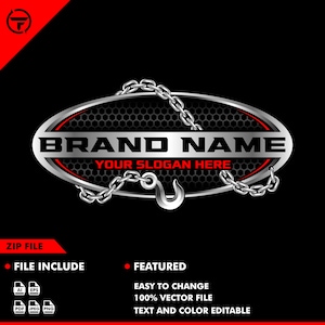 towing logo - towing - truck logo - pickup logo - truck - car logo - tow - vector - illustration - automotive