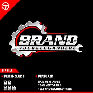 auto gear logo - auto service - car service - car logo - automotive