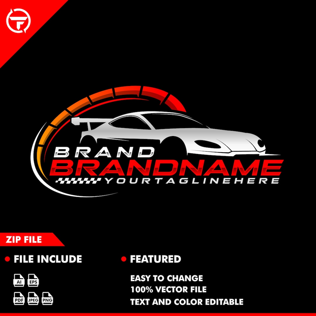 Autonotive Logo - Race - Racing Logo - Logo - Autmotive - Etsy