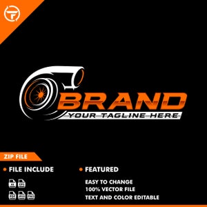 Turbo automotive logo template - turbo logo - turbo logo template - custom logo