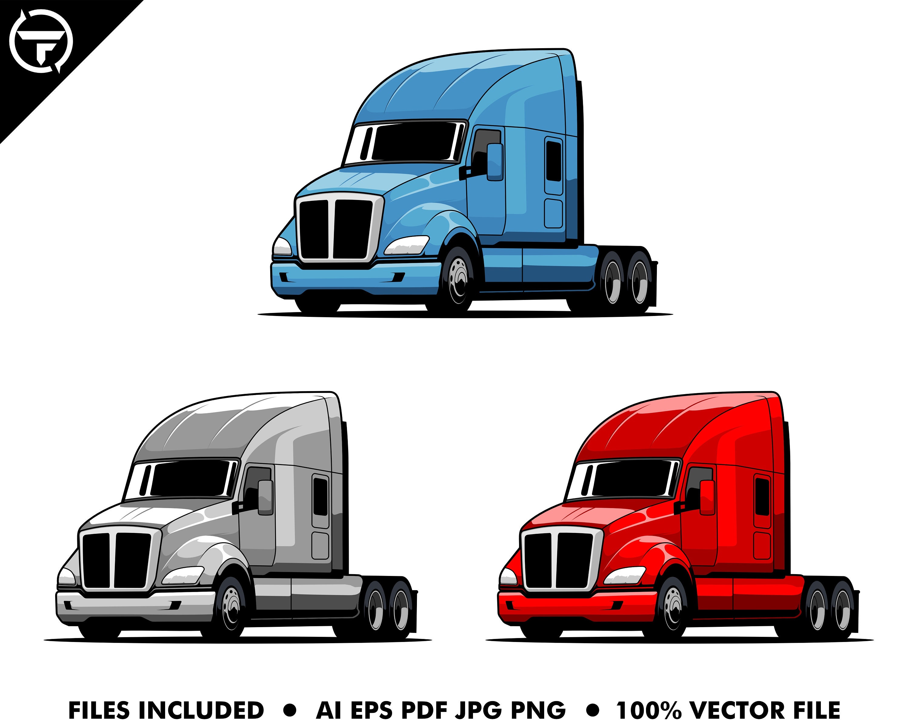 vettore autotrasporti - vettore camion - logo camion - vettore auto - settore automobilistico - vettore automobilistico - illustrazione - veicolo