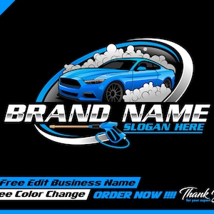 car wash logo - auto detailing - car logo design - sport car - detailing - car vector - vector - illustration - automotive logo - automotive
