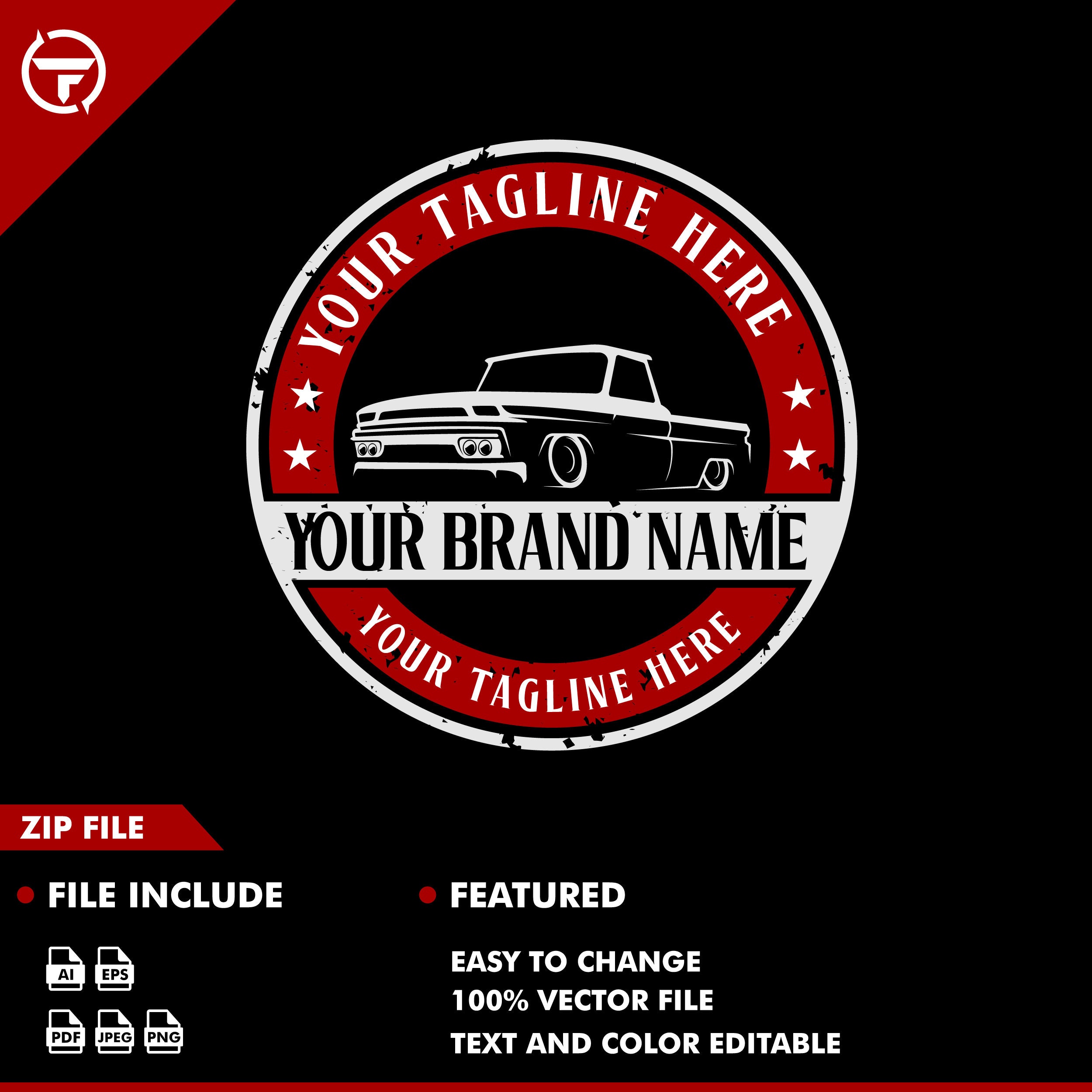 Classic Car Logo Vintage Car Classic Logo Automotive Etsy