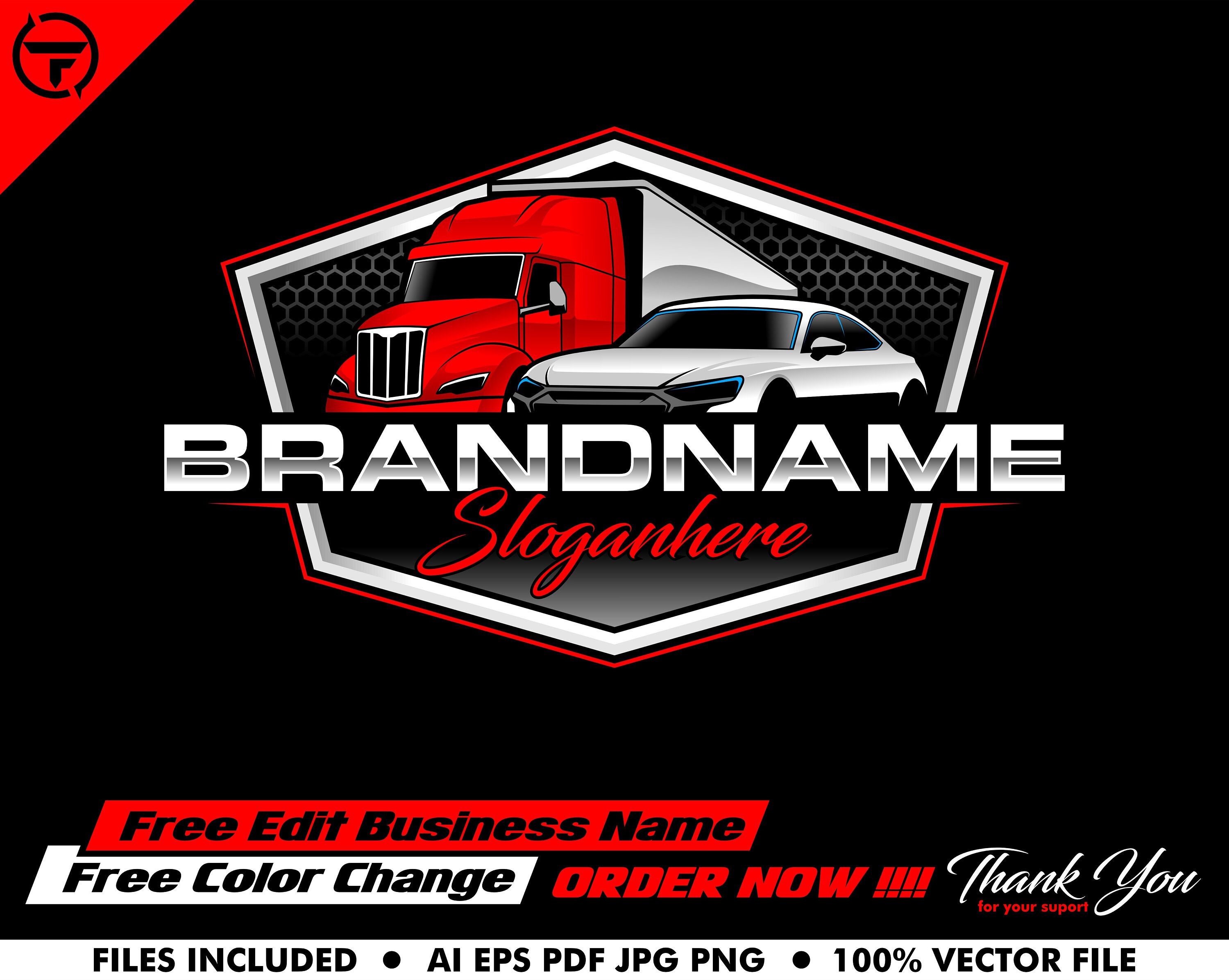 Car Logo - Truck Logo - Trucking Logo - Sport Car Logo - Transportation ...