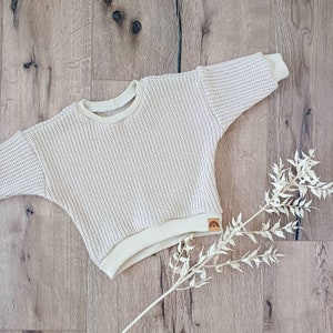 Chunky knit oversize sweater plain | Baby and toddler clothing