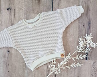 Chunky knit oversize sweater plain | Baby and toddler clothing