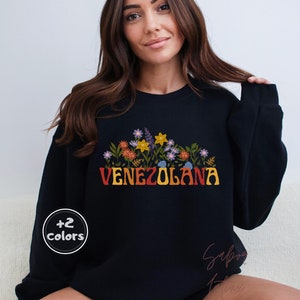 Venezuelan Sweatshirt| Venezuela Retro Crewneck| Venezolana Cumpleanos| Regalo Orgullo| Gift for Venezuelan Birthday| Latina Owned Business