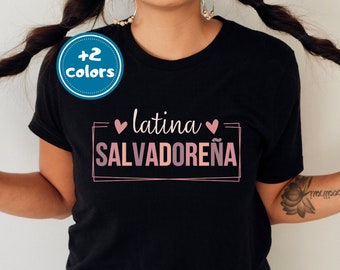 Camicia El Salvador/ T-shirt spagnola salvadoregna/ Camisa Orgullo Salvadoreno/ Regalo Cumpleanos/ Made in El Salvador/ Regalo Navidad/ POC di proprietà